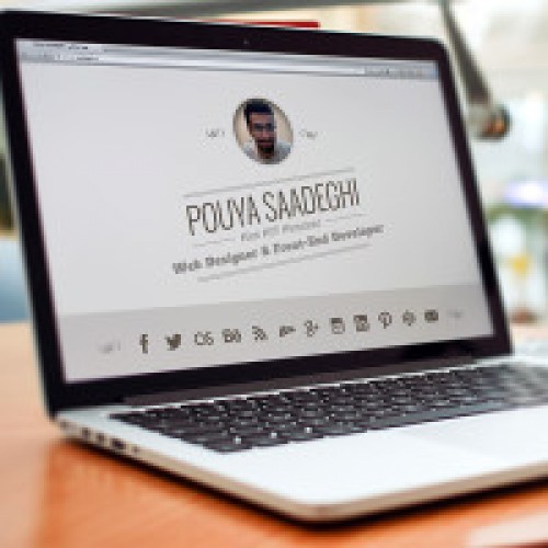Saadeghi.com Redesigned